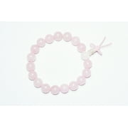 Mogul Yoga Love Pink Jade Beads Hand Crafted Chakra Bracelet For Gift
