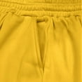 thumbnail image 5 of Dwelliawo Baggy Sweatpants for Men Open Bottom Straight Leg Gym Pant Athletic Fleece Lightweight Sweatpant with Pocket Fall Loose Pants Yellow 2XL, 5 of 9