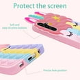 thumbnail image 5 of nancheng for Samsung Galaxy A13 5G Phone Case with Strap Lanyard Cute Rainbow Cartoon Bubble Push Pop Funny Kawaii Silicone Shockproof Protective Cover, 5 of 8