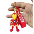 thumbnail image 2 of Iron Man Marvel Action Figure Keychain - 8cm Height - Superhero keyrings, 2 of 6