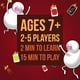 thumbnail image 2 of Juego de cartas para adultos, adolescentes y niños - Divertido juego familiar - 15 minutos, mayores de 7 años, 2-5 jugadores JAMW Sencillez, 2 of 5