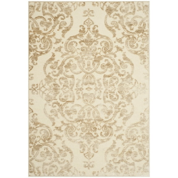 SAFAVIEH Paradise Alannah Damask Vines Area Rug, Stone, 2'7" x 4'