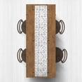 thumbnail image 3 of Creative Products Abstract Half Circles Gray 5 16 x 90 Poly Twill Table Runner, 3 of 3
