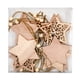 thumbnail image 3 of 10 piezas de adornos colgantes de madera navideños, decoración festiva con cintas para Estrella, 3 of 9