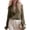 Army Green, variant on Women's Retro Ruffle Edge V-Neck Long Sleeve Pullover Top Lightweight Solid Color Casual Loose Blouse Fashion Daily Vacation Streetwear Shirt, Army Green Size L
