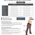 thumbnail image 2 of Bas de Compression Transparents, 15-20 mmHg, Longueur Genou pour Femmes, 20 Deniers, 2 of 5