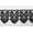 Black, variant on 3" Embroidered Floral 12 Colors Venice Lace Trim Guipure By Yardage (Gray)