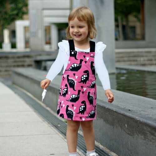 Pink dinosaur clearance dress