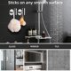 thumbnail image 3 of Ganchos adhesivos para toallas de baño Liling acero inoxidable SUS 304, 3 of 4
