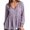 Purple, variant on Women's Lantern Sleeve Peplum Top, Tie up Fringe Lace Trim Ruched Babydoll Shirt, Tassel Casual Peasant Blouse for Fall, Boho Travel and Daily Wear Outfits Black L