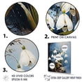 thumbnail image 3 of Designart "Verdant Winter Snowdrops II" Snowdrops Floater Framed Wall Decor, 3 of 5