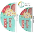 thumbnail image 3 of FMSHPON Easter Tree Skirt Colorful Eggs Bunny Xmas Christmas Tree Skirt Stand Mat for Holiday Party Decoration Indoor Outdoor 36 inches, 3 of 6