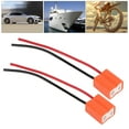 thumbnail image 4 of Headlight Socket, Portable Adapter Female Plug Durable DIY Installation Heat   For Vehicles For Automobiles For Industrial Equipment, 4 of 8