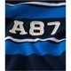 thumbnail image 2 of Aeropostale - Camiseta gráfica con cuello en V y rayas A87 para hombre, azul, extra pequeña Aeropostale Camiseta gráfica, 2 of 2