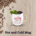 thumbnail image 5 of Copper Queen Stainless Steel Merry and Bright  Mug  20 Fluid oz Capacity Drinkware- Pack of 2, 5 of 11