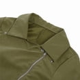 thumbnail image 4 of FOCUSNORM Veste en Similicuir pour Femmes Slim Moto Biker Cardigan Zip Short Coat, 4 of 5