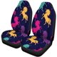 thumbnail image 1 of ABPHQTO Juego de 2 fundas para asientos de coche, color unicornio, protector universal para asientos delanteros de coche, apto para coche, SUV, sedán, camión, 1 of 4