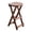 Brown, variant on 24 inch Folding Chair Wood Barstools Counter Height Stools Kitchen Dining Chair,Dining Chair with Footrest,Comfortable Bamboo Collapsible Portable Stool Chair for Kitchen Balcony
