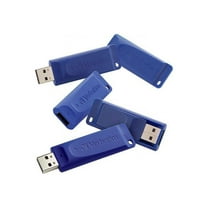 Verbatim 99121 8 GB Classic USB 2.0 Flash Drive - Blue (5/Pack)