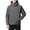Dark Gray, variant on Timoontee Men Hooded Softshell Jacket Full Zip Multi Zipper Pockets Adjustable Hood Wind Water Resistant Regular Fit Outerwear Coat For Hiking Camping Travel Outdoor Male Daily Outfits Blue XL