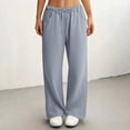 thumbnail image 6 of WULMLEO Baggy Wide Leg Sweatpants Women Lightweight Low Rise Sweatpants with Pockets Spring Comfy Yoga Pants Cotton Joggers Light Gray XL, 6 of 6