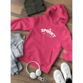thumbnail image 3 of Spooky Vibes Typography Hoodie Juniors -Image by Shutterstock,  Medium, 3 of 4