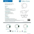 thumbnail image 5 of Malibu Home Morro Whirlpool/Massaging Air Jet Bathtub 69"x 69"x 19" in White, 5 of 5