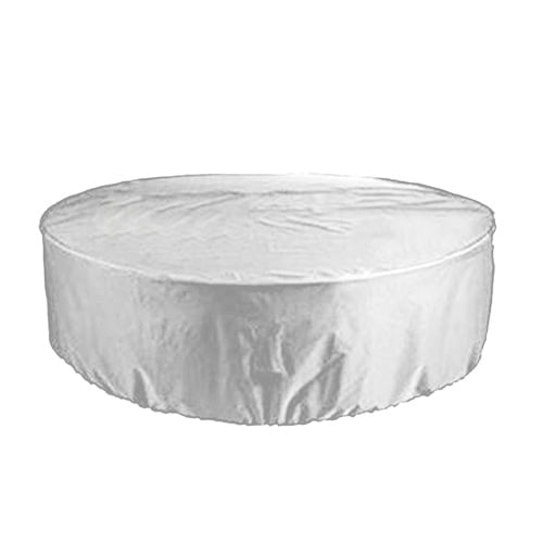 jinclonder Outdoor SPA Hot Tub Cover Swimming Pool Dust Round Cover,100 UV & Weather Resistant Round Spa Cover for Protects Your Hot Tub from Dirt Hail Dust Rain etc 