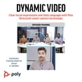 thumbnail image 4 of Barra de videoconferencia Poly Studio R30 4K (Plantronics): cámara, micrófono y altavoz para salas pequeñas; encuadre automático de la cámara; tecnología de reducción de ruido; compatible con Teams, G, 4 of 5