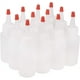 thumbnail image 1 of Botellas de plástico con boquilla abierta de 2 oz (paquete de 12) con tapas rojas para manualidades, pegamento artístico y multiusos., 1 of 8