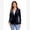 Purple Gray, variant on IDOPIP Women's Velvet Blazer Jacket Long Sleeve Open Front Cardigan Coat Business Office Blazer with Pockets