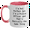 White/Pink, variant on Police Officer Wife Gifts, Funny Mother's Day Mug I'm Not Perfect But I'm A Police Officer And That's Basically The Same Thing, Two Tone Coffee Mug - Gifts from Friends, Coworkers, Family