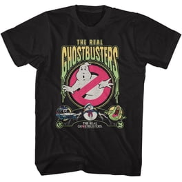 T-Shirt Ghostbusters Pour Garçons Noir - Logo Iconique Classique à Manches Courtes, Idéal Pour Les Jeunes Fans De Films