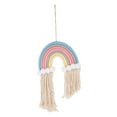thumbnail image 4 of TAILTOSS 1Pc Rainbow Pendant Assorted Color 36x22.5cm Hand-Woven Kids Room Decor For Holiday Decorations, 4 of 8