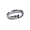 Men, variant on Interlocking Half Heart Promise Ring Women Stainless Steel "Real Love" Engraving His and Hers Matching Couple Puzzle Band Size 5