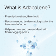 La Roche-Posay Effaclar Adapalene Gel 0.1% Acne Treatment, Retinoid Acne Cream for Oily Skin, 1.6 fl oz