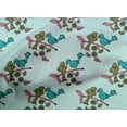 thumbnail image 4 of oneOone Cotton Poplin Fabric Leaves|Bird & Floral Block Print Sewing Fabric BTY 42 Inch Wide, 4 of 4