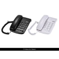 thumbnail image 4 of Portable Corded Telephone Phone Pause/ Redial/ Flash/ Mute Mechanical Lock Wall Mountable Base Handset for, 4 of 8