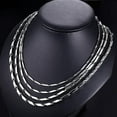thumbnail image 2 of Silver Necklace for Men Women Double Sided Fate Arrow Stainless Steel Chain, 2 of 15