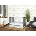 thumbnail image 3 of Evolur Acrylic Millennium 4 in 1 Convertible Crib Toddler Rail, Easily Coverts to Toddler Bed and Acrylic Slats In Pebble Grey, 3 of 3