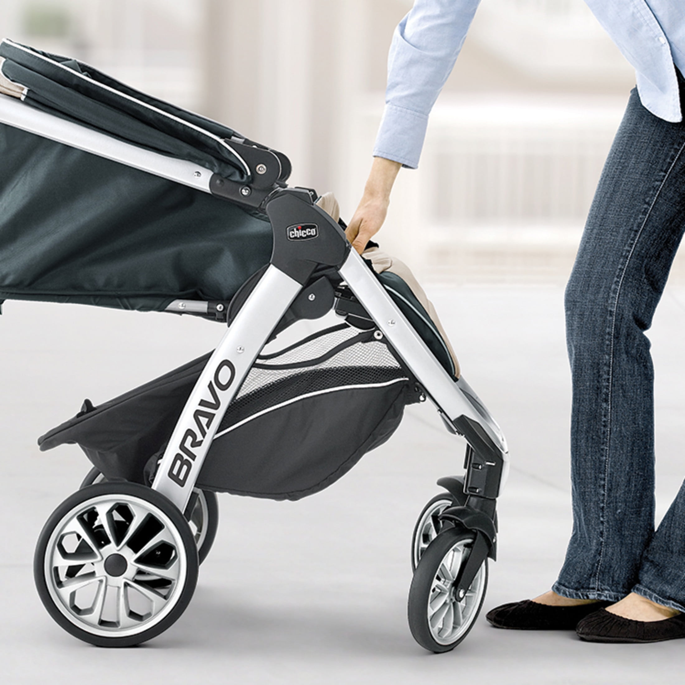 Chicco Bravo Trio Travel System Lilla Grey Pink Walmart