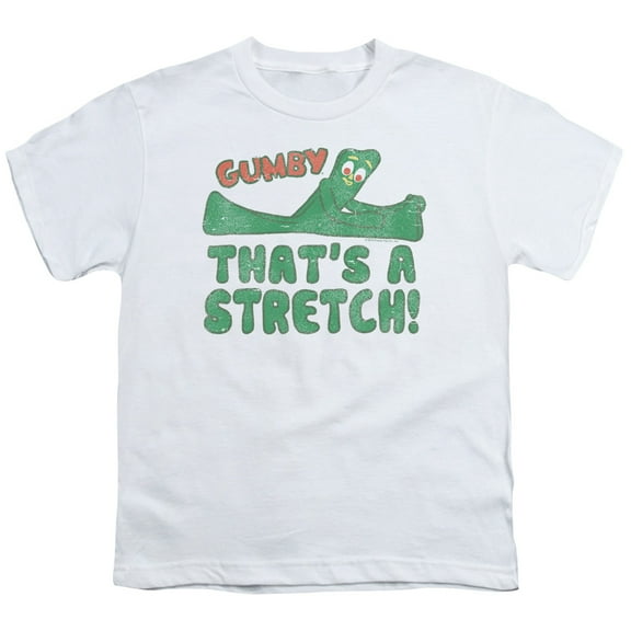 Gumby That’S A Stretch S/S Youth 18/1 T-Shirt White