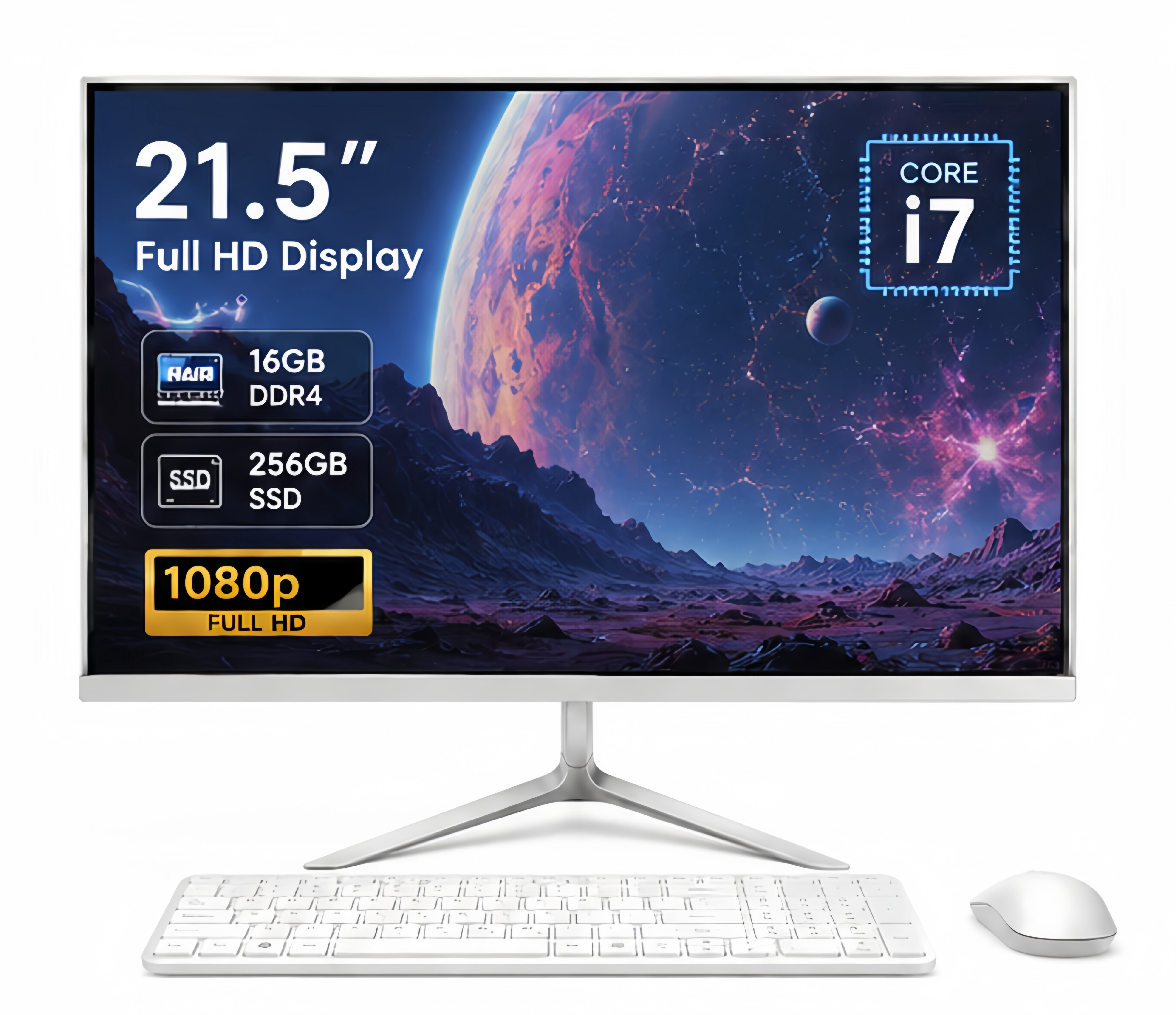 HP All-in-One Desktop Computer 24-df1250, 24