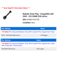 thumbnail image 2 of Radiator Drain Plug - Compatible with 2009 - 2013 BMW 328i xDrive 2010 2011 2012, 2 of 2