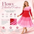 thumbnail image 6 of Bounce Dresses for Women Church, 2026 New Elegance in Pearls Mididress, One Size Stretchy Loose, 6 of 7