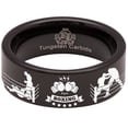 thumbnail image 3 of Boxing Tungsten Carbide Ring, 3 of 9