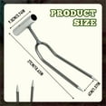 thumbnail image 3 of xaoyunyn Handheld Two Prong Gardening Fork Ultimate Tool for Planting Vegetables Weeding and Fertilizing Effortlessly with Stable Construction Suit for All Gardeners, 3 of 8