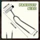 thumbnail image 3 of Horca de mano para cultivador de jardín | Herramienta de dos puntas para desherbar y cultivar hortalizas y flores | Artefacto de jardinería para aflojar y airear la tierra, 3 of 6