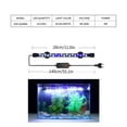 thumbnail image 2 of Aquarium Light Submersible Light Plant Growth Lighting Underwater Fish Light Accessories ,Light is Soft, 2 of 6