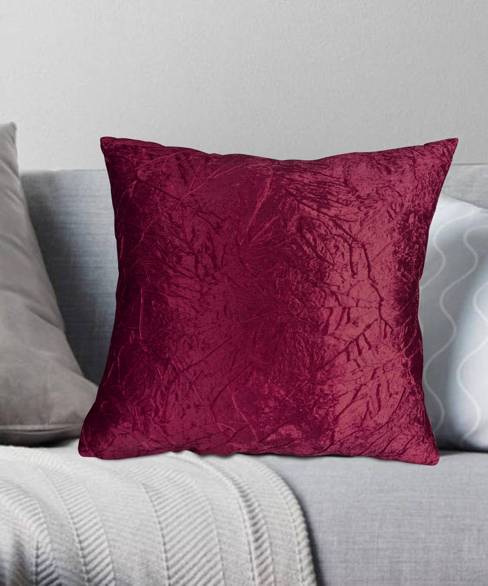 Nile Crushed Velvet Decorative Pillow 18